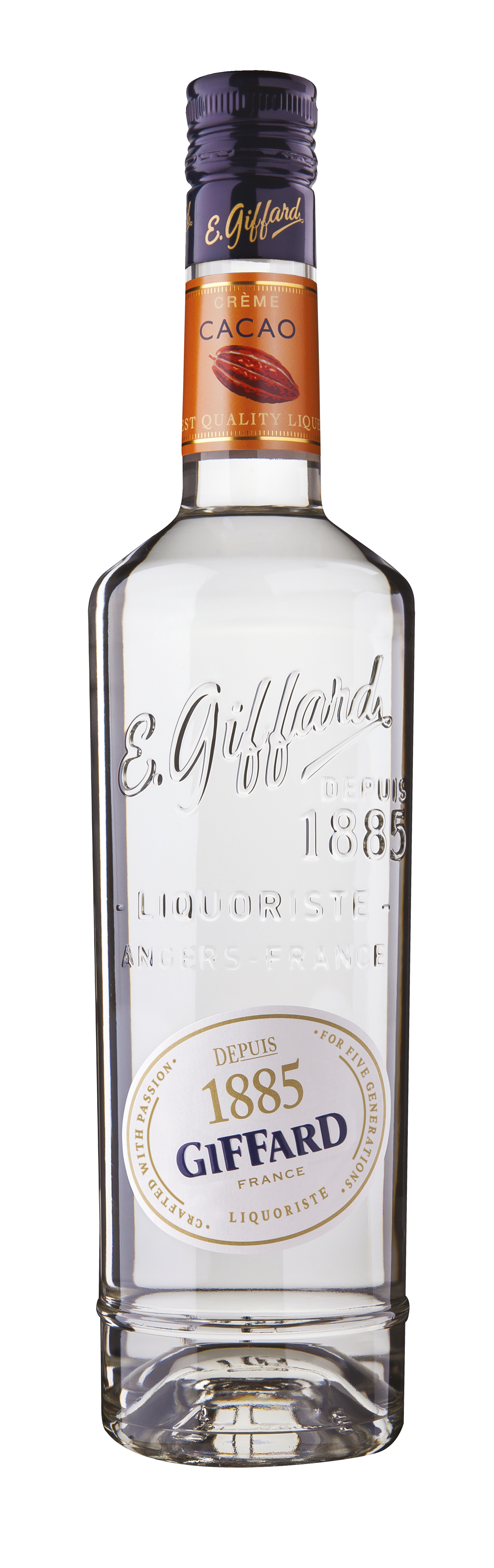 Giffard Crème de Cacao Blanc (White Cocoa Liqueur)