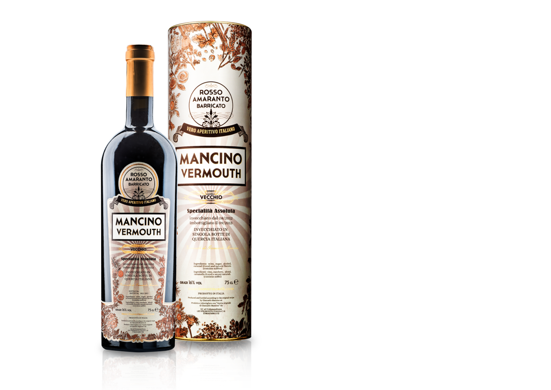 MANCINO VERMOUTH VECCHIO AGED VERMOUTH VINTAGE 75CL 16%