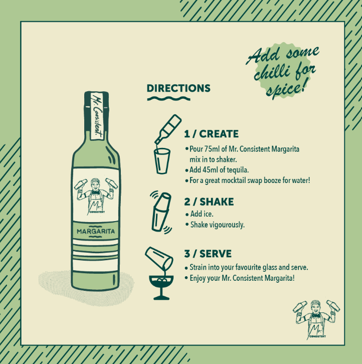 MR CONSISTENT MARGARITA MIXER 75CL 0%