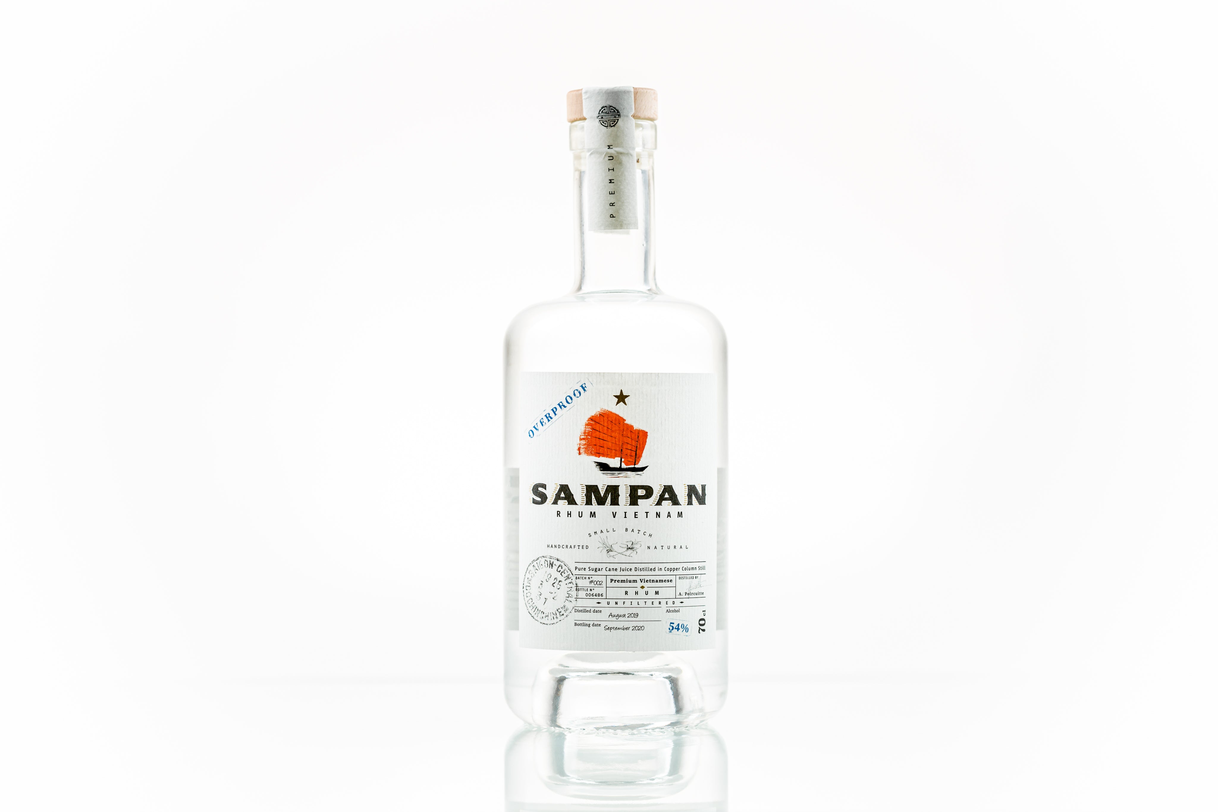 Sampan Overproof White Rhum