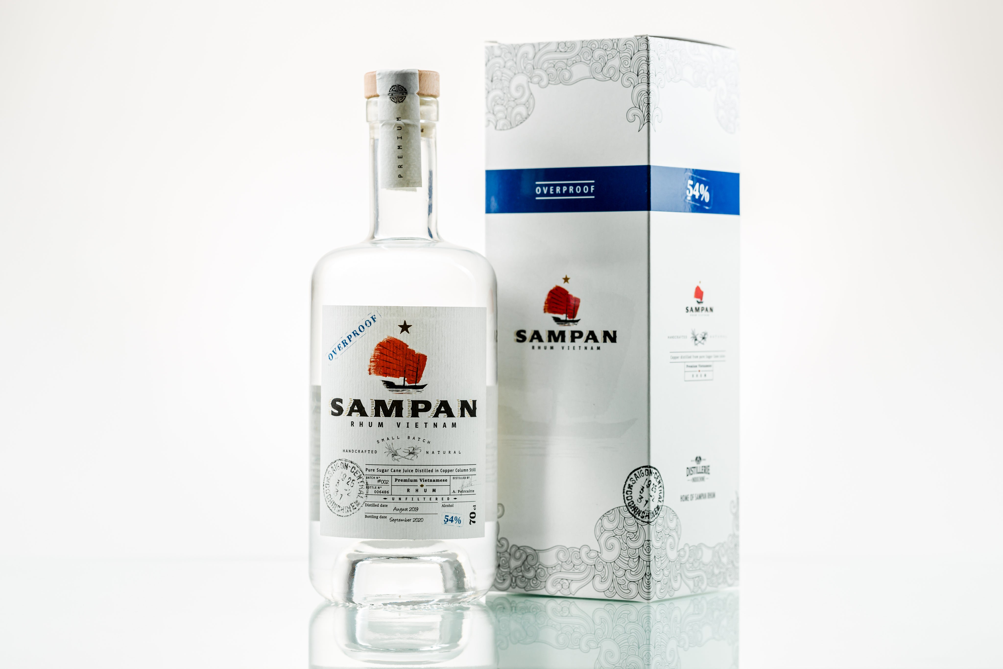 Sampan Overproof White Rhum