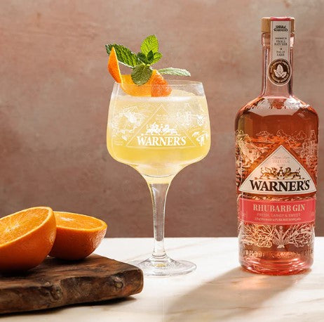 Warner's Rhubarb Gin 70CL 40%