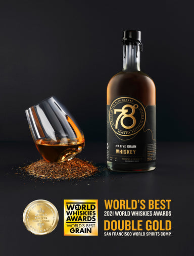 Adelaide Hills Distillery 78 Degrees Native Grain Whiskey - Double Gold