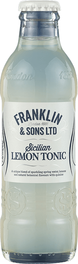 Franklin & Sons Sicilian Lemon Tonic (24 x 200ml bottles)