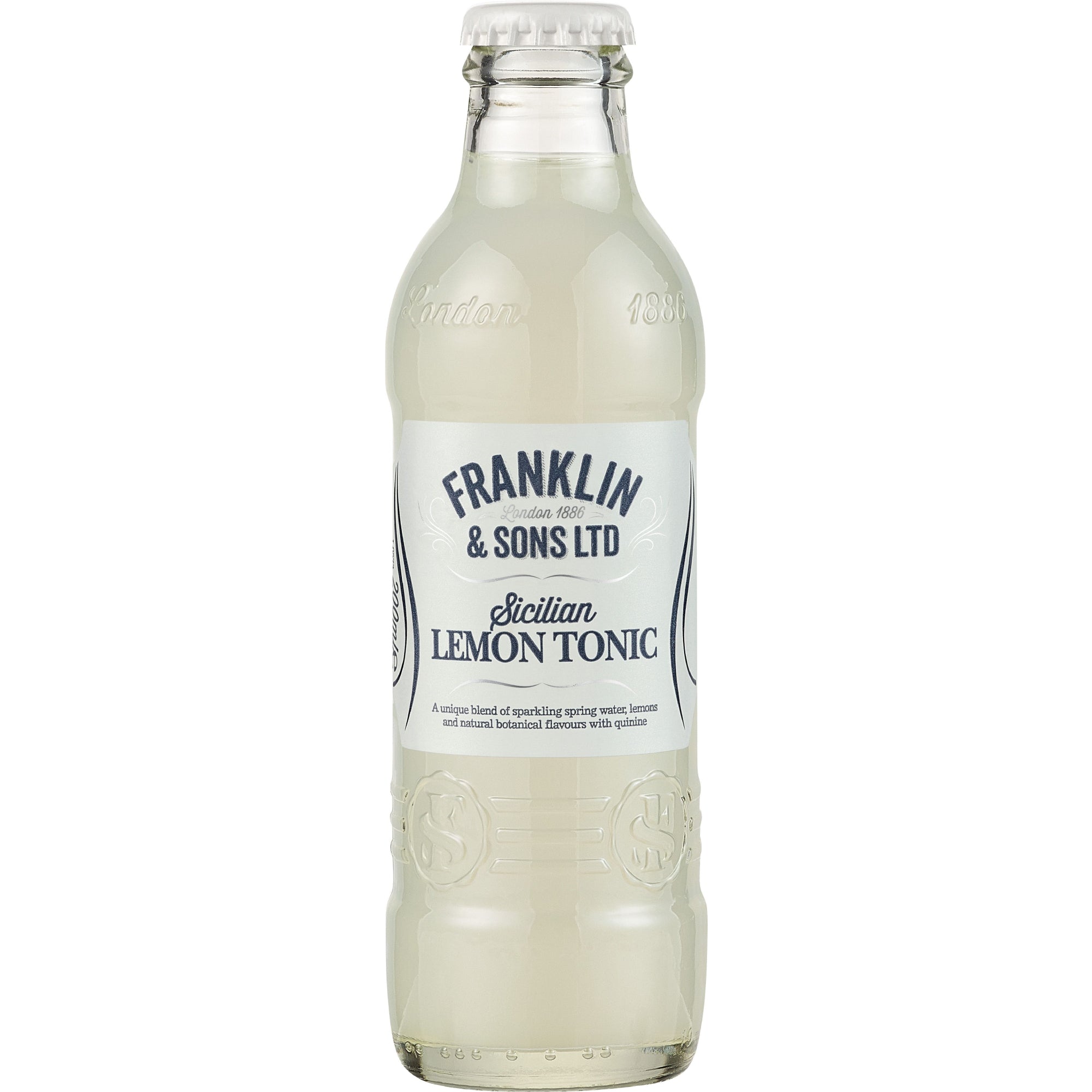 Franklin & Sons Tonic Water (Case of 24 x 200 mL) - Sicilian Lemon Tonic